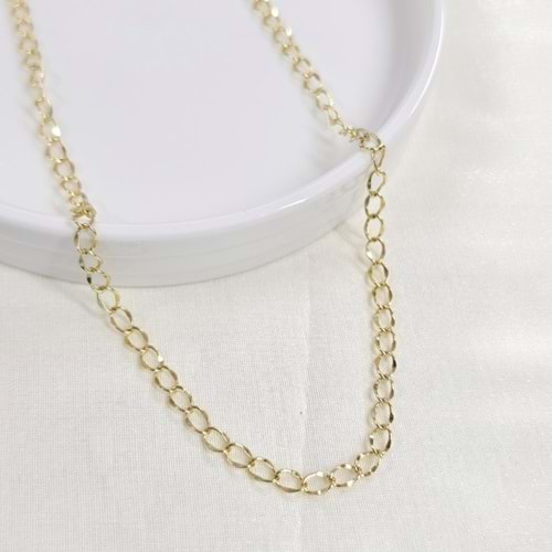 XUPING 4 MM HALKA ZİNCİR KOLYE 45 CM GOLD