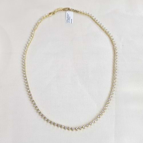 XUPING 4 MM KALP SU YOLU ZİNCİR KOLYE 43+2 CM GOLD