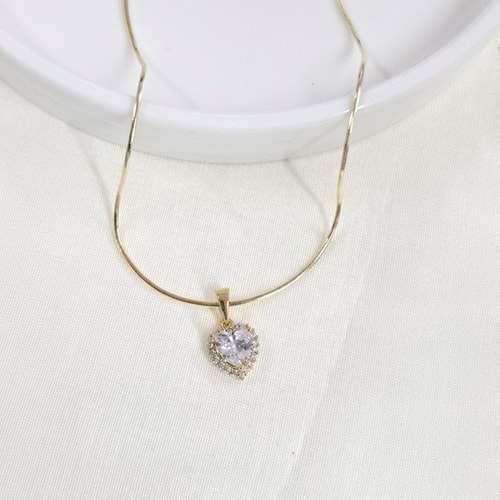 XUPING 10 MM KALP KOLYE 45 CM GOLD