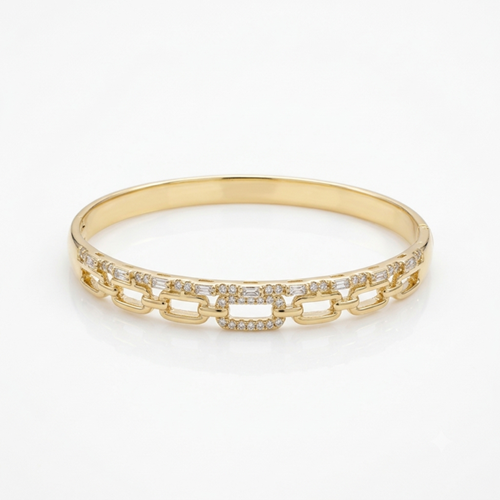 XUPING ZİNCİR DESEN BİLEZİK 6 CM GOLD