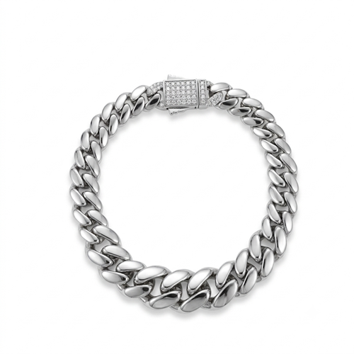 XUPING KUTU KİLİT ASİMETRİK GURMET BİLEKLİK 18 CM BEYAZ