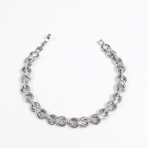 XUPING 8 MM SONSUZLUK BİLEKLİK 19 CM BEYAZ