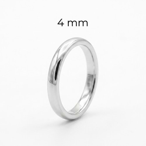 XUPING 4 MM BOMBELİ ALYANS BEYAZ