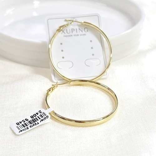 XUPING 40 MM 4 MM KALIN HALKA KÜPE GOLD