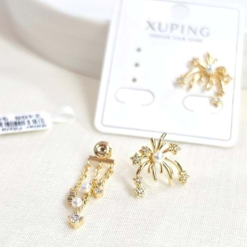 XUPING 17 MM YILDIZ ÇİVİ KÜPE GOLD