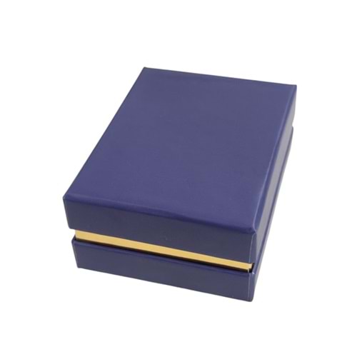 PARLAK DETAY KOLYE KUTUSU - LACİVERT