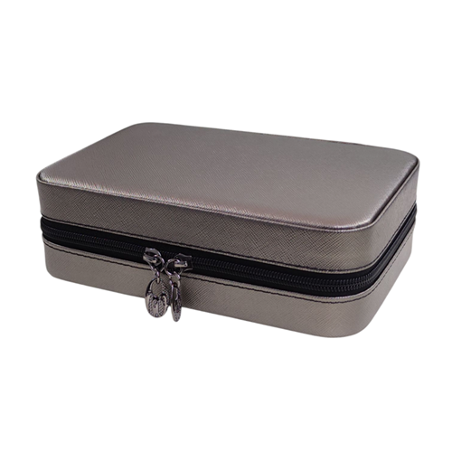 BÜYÜK MÜCEVHER TAKI ÇANTASI 21x14x6 CM - GRİ