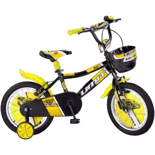 ÜMİT 16 ALPINA BMX BİSİKLET - SİYAH SARI