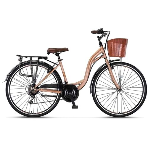ÜMİT 28 ALANYA SEPETLİ BİSİKLET - KAHVERENGİ