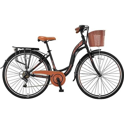 ÜMİT 28 ALANYA SEPETLİ BİSİKLET - SİYAH