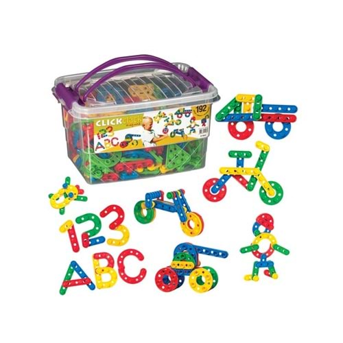 DEDE CLICKCLACK 192 PARÇA LEGO