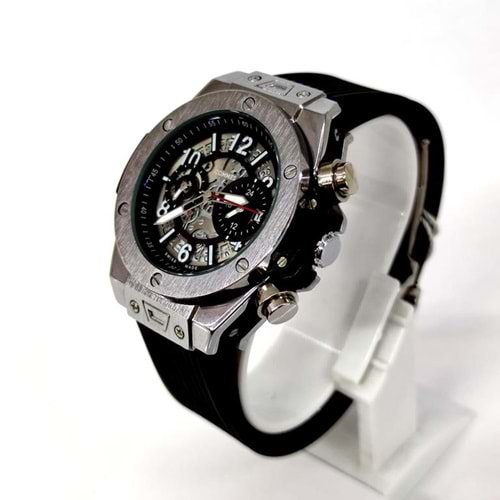 COMMES 1256 TAKVİMLİ ERKEK KOL SAATİ - SİYAH GRİ