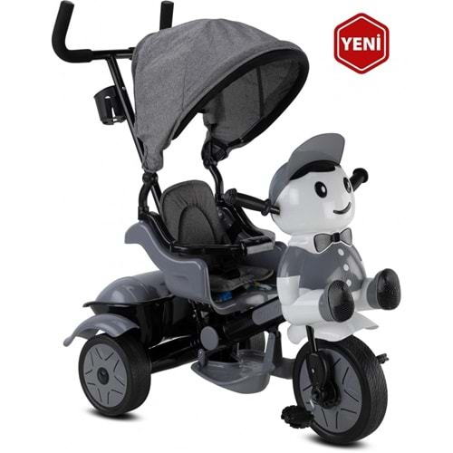 BABYHOPE LÜKS YUPİ BİSİKLET - GRİ