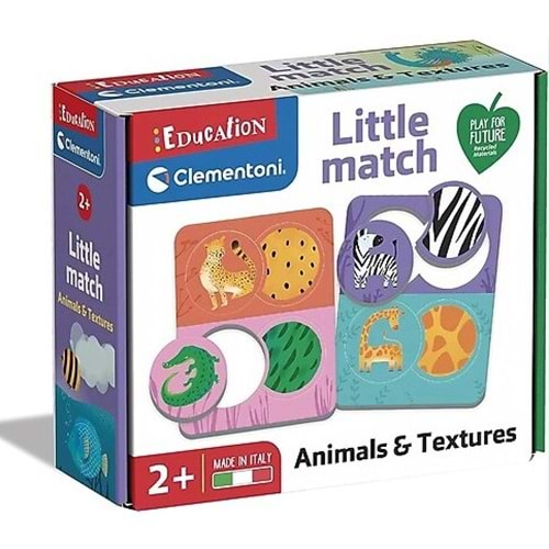 Clementoni Little Match Hayvanlar ve Dokular 16719
