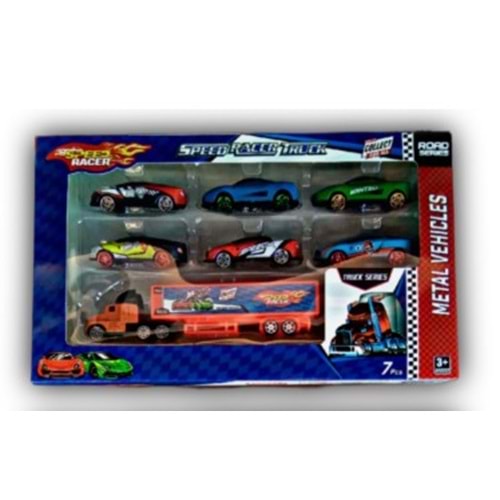 TIR SETİ 6 LI METAL ARABALI SPR-56 *48