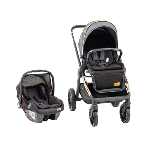 BABY2GO 2340 NAPOLI TRAVEL BEBEK ARABASI - GRİ