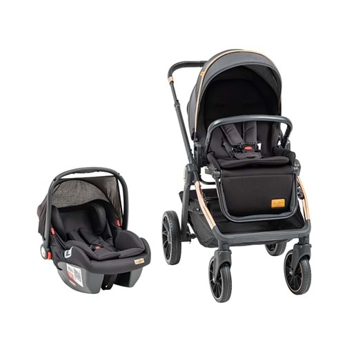 BABY2GO 2340 NAPOLI TRAVEL BEBEK ARABASI - SİYAH