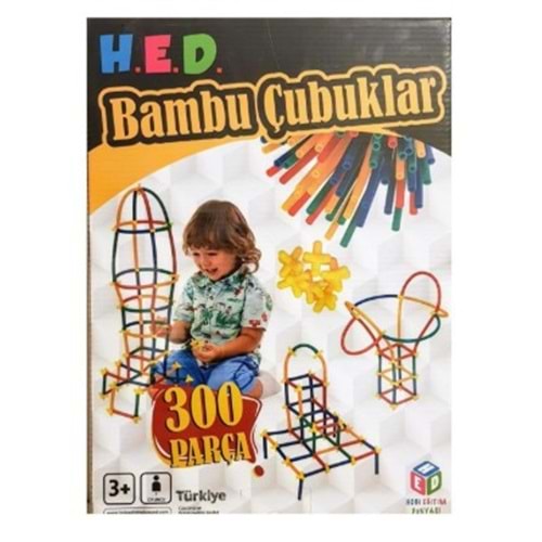 BAMBU ÇUBUKLAR 300 PARÇA HED 333 *36