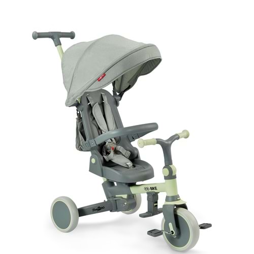BABY2GO GO BIKE 3 TEKERLEKLİ KATLANABİLİR İTMELİ BİSİKLET - SARI