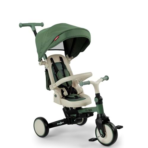 BABY2GO GO BIKE 3 TEKERLEKLİ KATLANABİLİR İTMELİ BİSİKLET - YEŞİL
