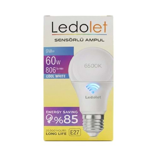 LEDOLET IŞIK SENSÖRLÜ 9W LED AMPUL (200)