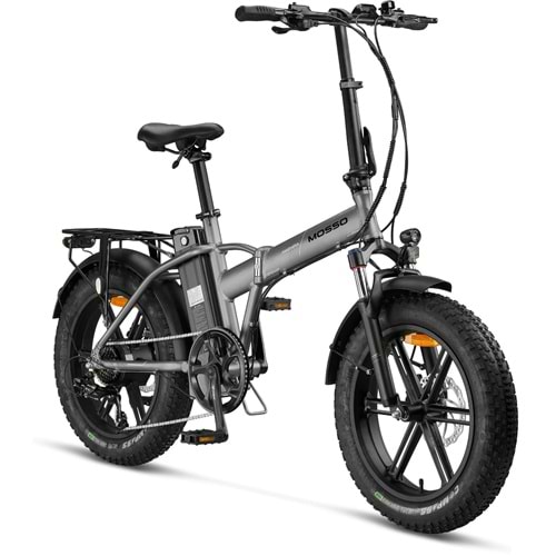 MOSSO MAGNERA ELEKTRİKLİ KATLANIR BİSİKLET - 7 VİTES - HİDROLİK DİSK FREN