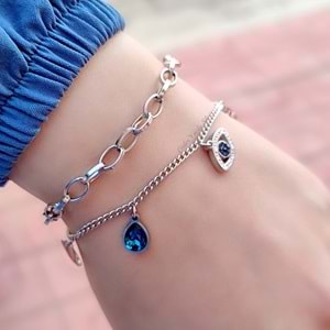 İKİLİ GÖZ ÇELİK BİLEKLİK