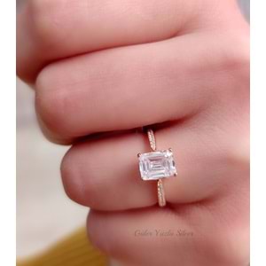 KALP DETAYLI ITHAL BAGET GÜMÜŞ YÜZÜK