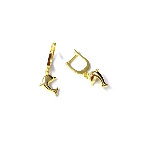 YUNUS J HALKA GÜMÜŞ KÜPE - ALTIN SARI