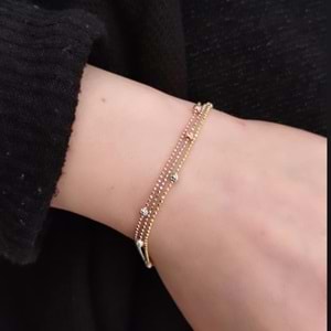 ÜÇLÜ DORİCA GÜMÜŞ BİLEKLİK