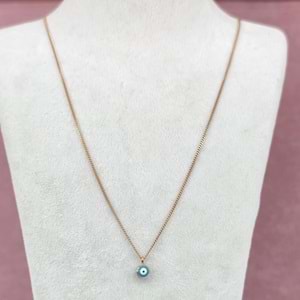 XUPING MİNELİ NAZAR BONCUĞU KOLYE - ROSE BAKIR