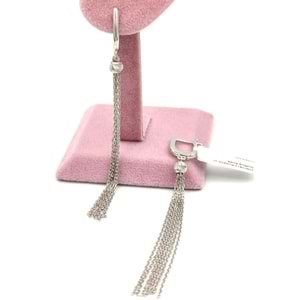 ZİNCİRLİ PÜSKÜL U GÜMÜŞ KÜPE