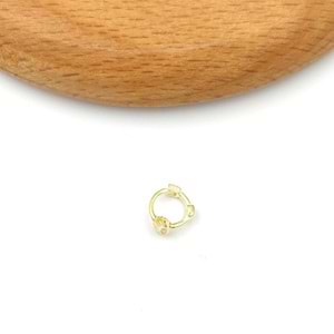 GÖZ HALKA GÜMÜŞ TRAGUS PIERCING - ALTIN SARI