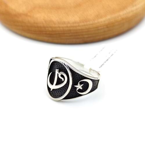 ELİF VAV GÜMÜŞ ERKEK YÜZÜK - 23