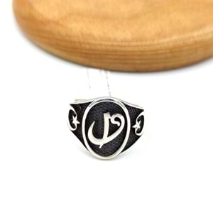 ELİF VAV GÜMÜŞ ERKEK YÜZÜK - 23