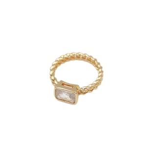 XUPING ROSE BAGET TAŞLI YÜZÜK - 8