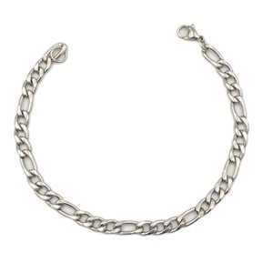 ÇELİK FIGARO MODEL ZİNCİR BİLEKLİK