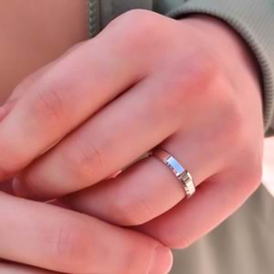 3 MM KLASİK KESİKLİ DÜZ GÜMÜŞ ALYANS - 29