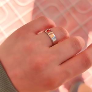 5 MM KLASİK KESİKLİ DÜZ GÜMÜŞ ALYANS - 22