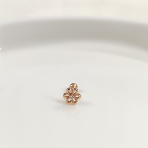 PAPATYA GÜMÜŞ TRAGUS PIERCING - ROSE BAKIR
