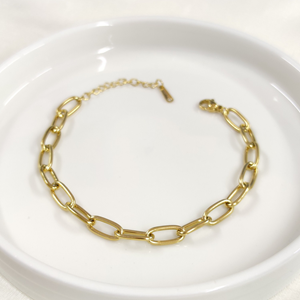 ATAÇ ÇELİK BİLEKLİK 18 CM + 4 CM - ALTIN SARI