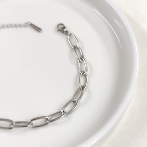 ATAÇ ÇELİK BİLEKLİK 18 CM + 4 CM - BEYAZ