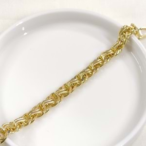 XUPING 10 MM HALKALI HALLO BİLEKLİK GOLD 21 CM