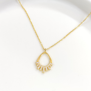 1,70 CM DAMLA MODEL GÜMÜŞ KOLYE - ALTIN SARI