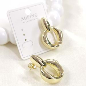 XUPING 2,3 CM ÇİVİ KÜPE GOLD