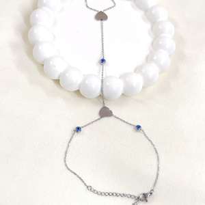 ÇELİK KALP NAZAR BONCUKLU ŞAHMERAN