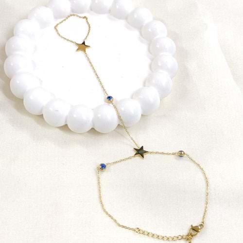 ÇELİK YILDIZ NAZAR BONCUKLU ŞAHMERAN - ALTIN SARI