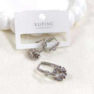 XUPING 3 LÜ KOMBİN GÖÇMEN HALKA KÜPE - BEYAZ