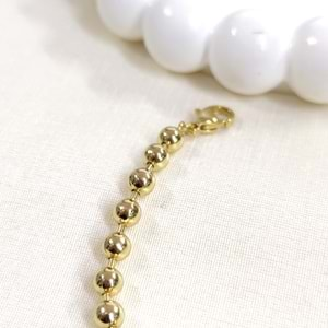 XUPING 5 MM TOP TOP BİLEKLİK GOLD 19+3 CM