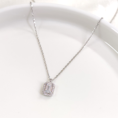 MİNİ BAGET GÜMÜŞ KOLYE 40+5 CM